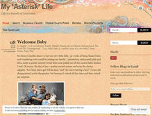 Tablet Screenshot of myasterisklife.com